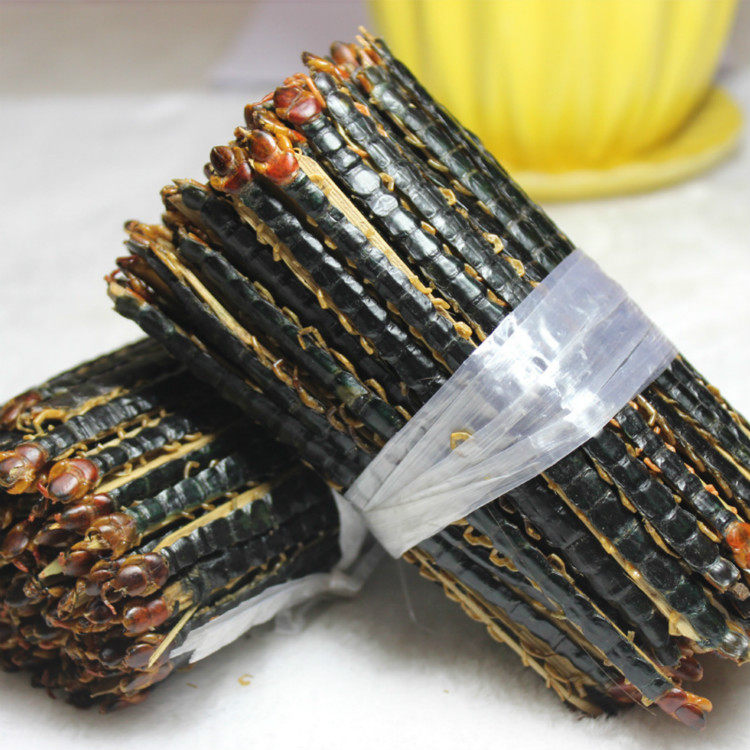 中药材野生 红头蜈蚣 10条35元包邮 百足蜈蚣干虫体完整14-15公分