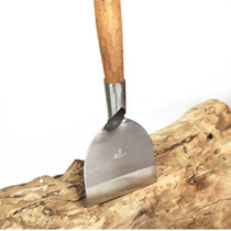 One chrome steel shovel knife hotel kitchen stainless steel chop pepper knife bark shovel cleaning knife putty Wall shovel chopping knife