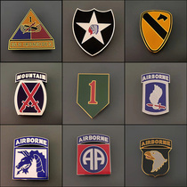 American ASU Uniform Metal Big Badge CSIB Pocket Chapter Special Skill Bar 101 Identification Badge Badge Attendance Badge