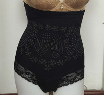 Zixiu counter 9000 high waist lace triangle summer thin belly lift hip shape underwear