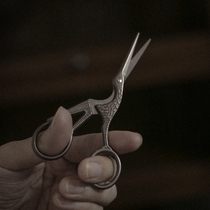 Nine Tea House retro crane scissors tea packaging bubble bag scissors tea art tea set accessories tea ceremony zero