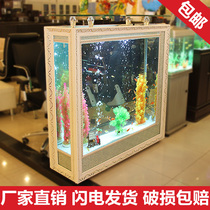 Rectangular fish tank aquarium high-grade ecological fish tank bar screen Fish Tank 1 m 1 2 m 1 5 m fish tank