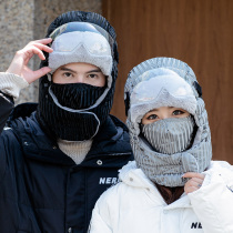 Universal Lei Feng Hat Male Winter Outdoor warm-proof Baotou Riding Care Ear Fashion Tide Couple Women Windproof Hats