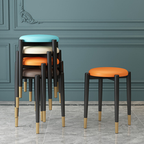 Small stool home bench Net red lazy man low stool small chair sofa round stool ins ins Net red multifunctional dining bench chair