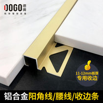Deguang Tender Edge Strip Ceramic Corner Floor Slats Enclosure Strip Aluminum Tendering Line DPSA125