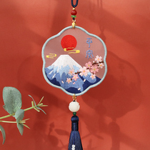 Car decoration products lion dance handmade diy material Bag Safety hand embroidered car pendant car sachet