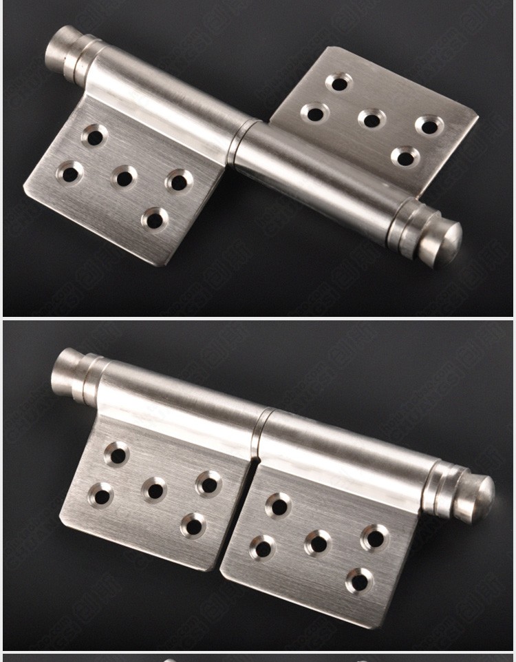 旗形旗型 防火大门合页脱卸门轴铁门铰链 大5寸16杆3mm 不锈钢201