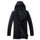 Down jacket men's mid-length demolition liner thickened outer wear large size middle-aged and elderly winter father's coat to increase loose Down jacket men's mid-length demolition liner thickened outer wear large size middle-aged and elderly winter father's coat to increase loose