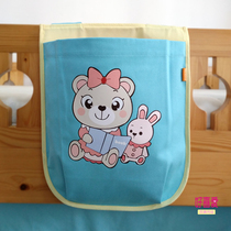 Cartoon pure cotton cashier bag Childrens bedside hanging bag girl urine not wet Toys hang bag Bags Dormitory Debris bags