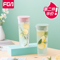 Rich Light Cold Kettle Plastic Household High Face Value Cool Boiled Water Large Capacity Heat Resistant Fridge Juice Cool Kettle Suit