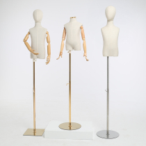 Children's model props half-body cloth full-body lead model mother and baby shop children's clothing shop window display model clothes rack