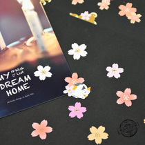 A sticker cherry blossom Japanese little cute account material Korean ins style girl heart decoration sticker