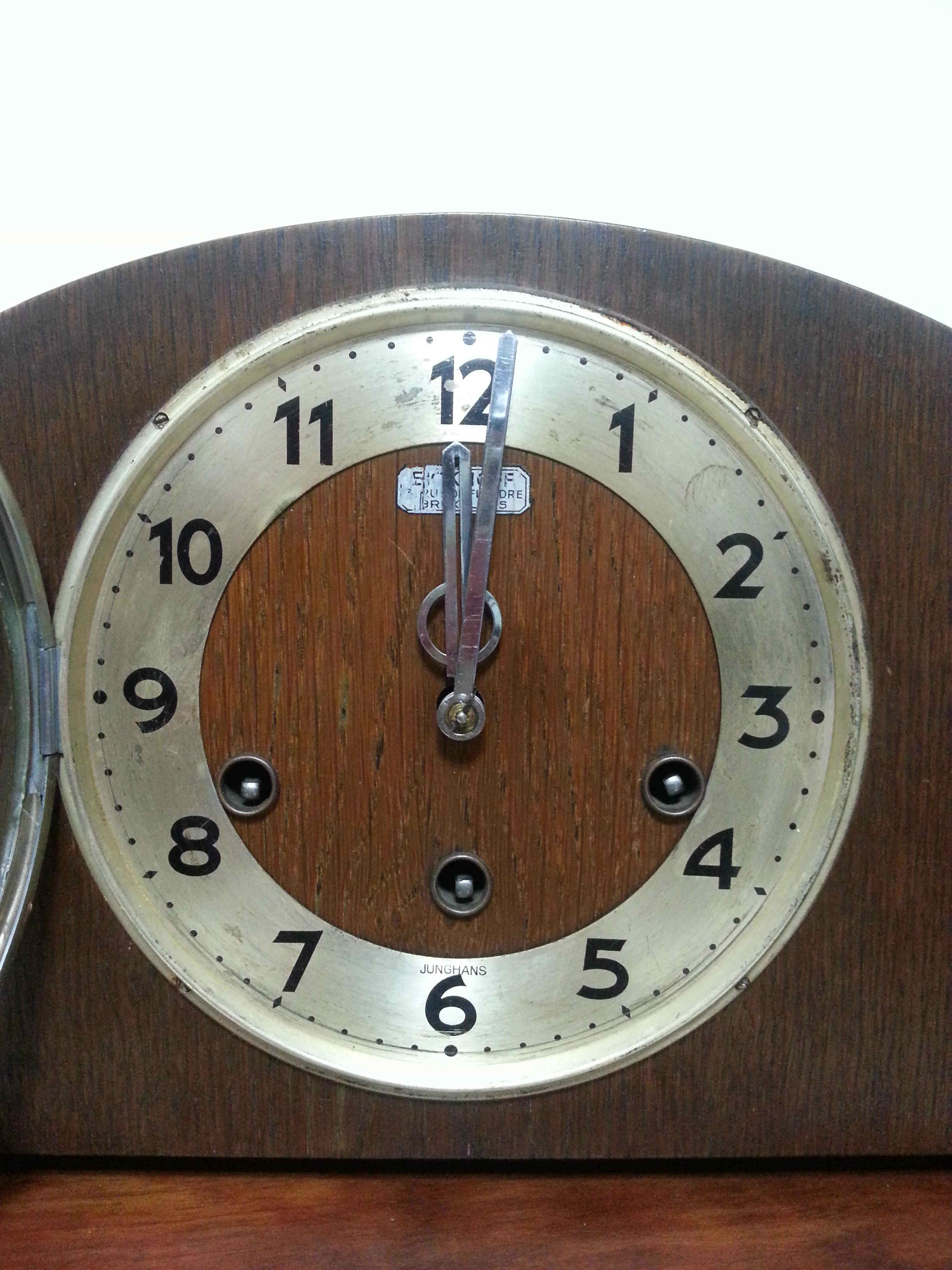 老钟表 德国宝星五音古董机械座钟