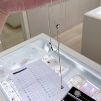 New Pandora counter Pandora official website geometric Y-shaped word 925 silver necklace female 398504C01