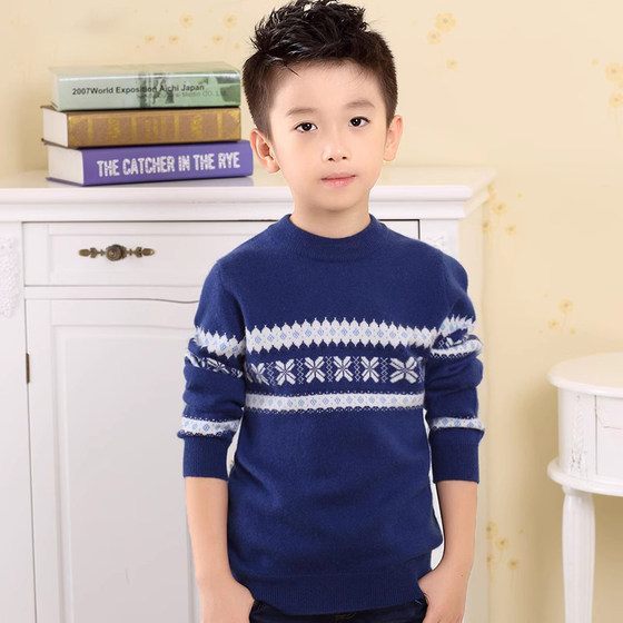 Ordos City Children's Cashmere Sweater Boys Round Collar Thicken Wool Sweater Medium Large Children's Casual Knit Sweater Sweater
Ordos City Children's Cashmere Sweater Boys Round Collar Thicken Wool Sweater Medium Large Children's Casual Knit Sweater Sweater