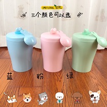 Hump Dog Food Barrel Cat Food Damp Seals Dry Grain Barrel Pet Dog Cat stock Cat Food Barrel Preservation 1 5KG Spoon Spoon