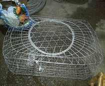Chicken cage breeding household round cage Steel wire cage Iron wire cage Stainless steel iron cage Iron basket Pet basket
