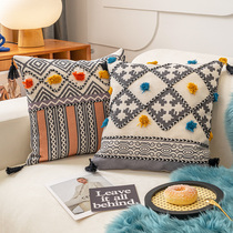 Nordic Ins National Disturbance West Miya Hug Pillow Living-room Sofa Cushions Geometric Flow Su Artistic Waist Pillow Holding Pillow Cover