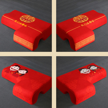 Wedding couple pillow one non-pressure hand anti-pressure hemp arm festive wedding gift couple double memory cotton pillow