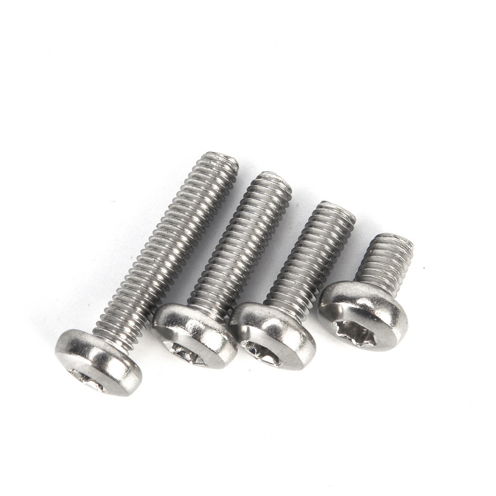 gb2672304不锈钢圆头盘头梅花螺丝钉梅花头防盗螺钉m2m25m3