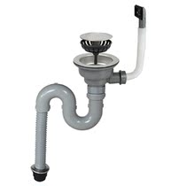 Kitchen sink wash basin sewers press bullet jump 114 mm cradle stainless steel anti - odor drainage pipe resistant to high temperature