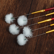 Professional ear picking tool set ear hairy needle goose feather stick crane hairy Chicken hair buckle ear spoon ear ear ear artifact