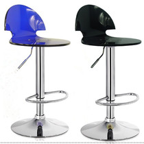 Company front desk bar chair backrest acrylic bar chair counter home restaurant bar stool furniture business Zhejiang Province