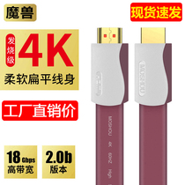 Warcraft HD HDMI Cable 2 0b version 4K set-top box computer laptop ps4 TV projection flat video cable