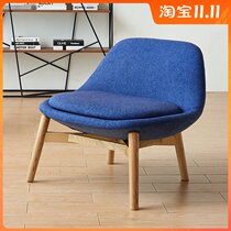 Creative candy color fabric single chair Xipi waiting leisure sofa tea room rest seat office furniture