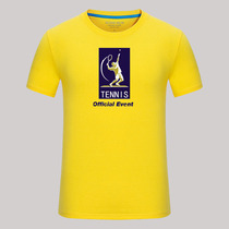 Multi-color tennis suit T-shirt cotton short sleeve spring and summer surrounding leisure sports shirt four Grand Slam custom round neck