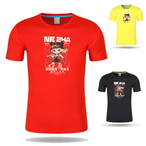 Multi-color Nezha badminton clothing tennis clothing volleyball table tennis sports quick-drying T-shirt short sleeve sweat absorption can be customized