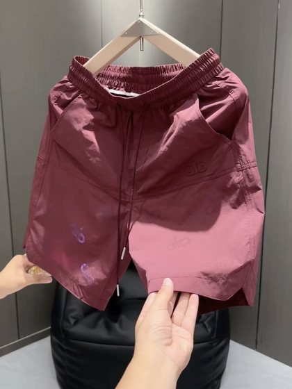 Men's casual shorts thin breathable quick-drying beach pants 2025 summer new fashionable and versatile sports five-point pants Men's casual shorts thin breathable quick-drying beach pants 2025 summer new fashionable and versatile sports five-point pants