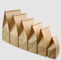 Food paper bag packing kraft paper bag disposable baking paper bag KFC take-out bag toast bread bag customized