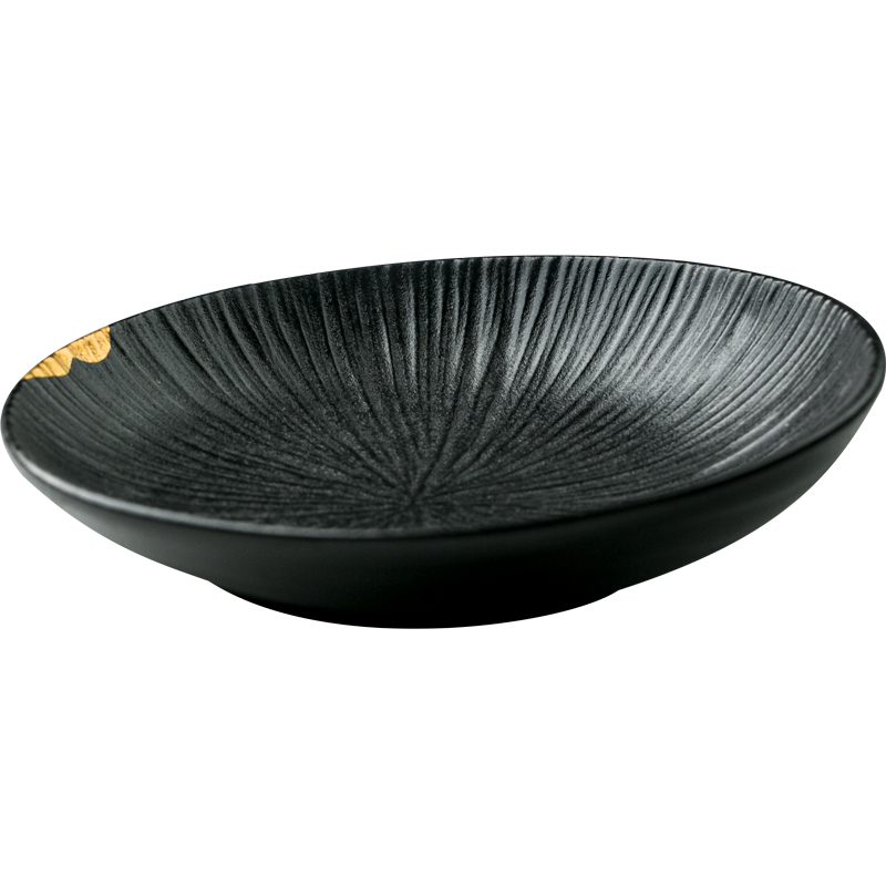 And sharply mo steak black plate embossed plate up phnom penh ceramic dishes home western - style food tableware dinner plate