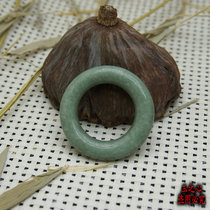 Guizhou jade flower ring pendant DIY handmade accessories Accessories circle Jade jade ring Cassock ring Ancient style waist ring
