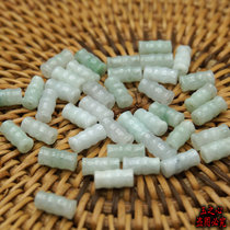 Natural a goods Jade loose parts festival high bamboo loose beads Handmade DIY accessories jewelry bracelet necklace beaded
