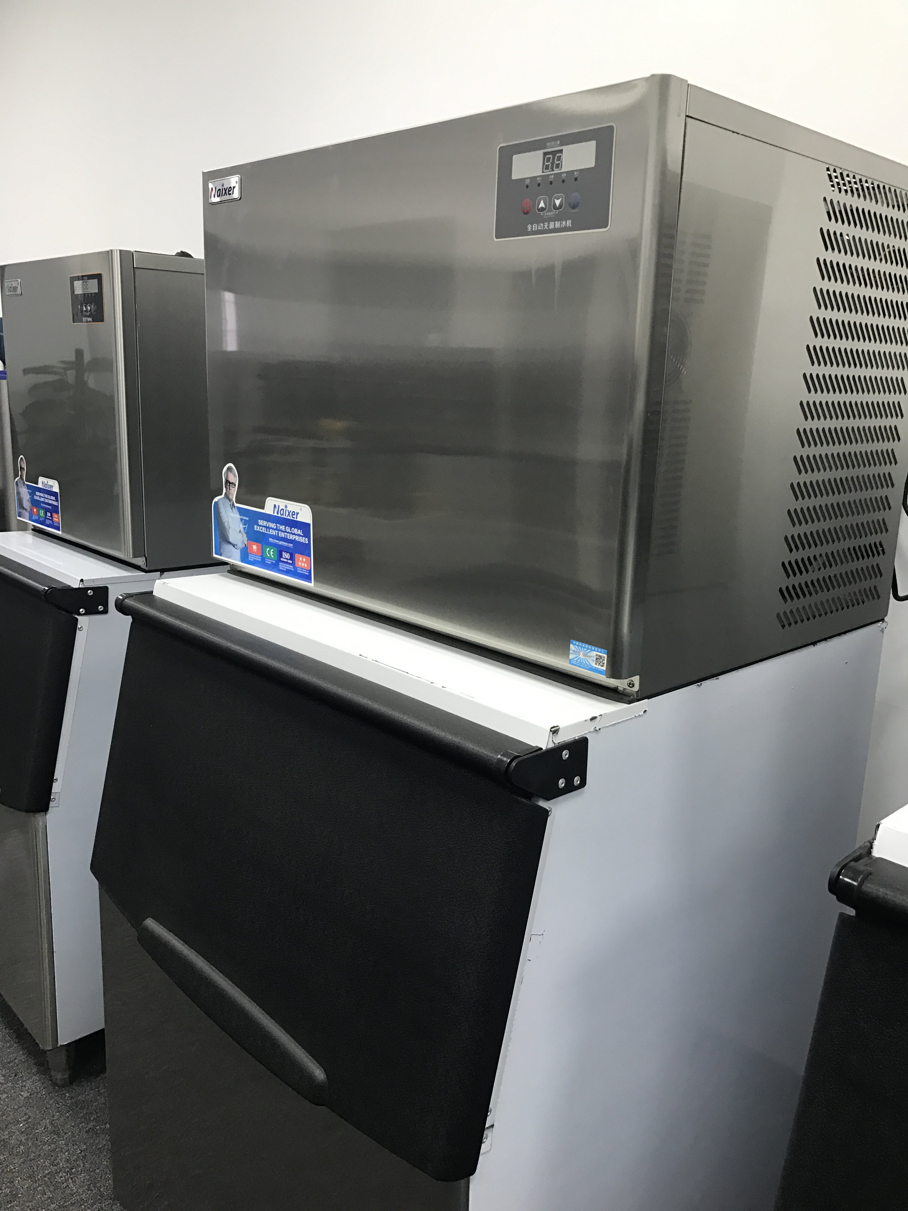 促销耐雪商用th1000制冰机奶茶店1000磅分体式方冰机455公斤包邮