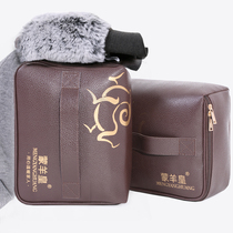 Mengyang Emperor (Huangxu-Leather Rex Rabbit) Winter Rex Rabbit Skin Knee Wing Waist three-layer thick wool warm pants