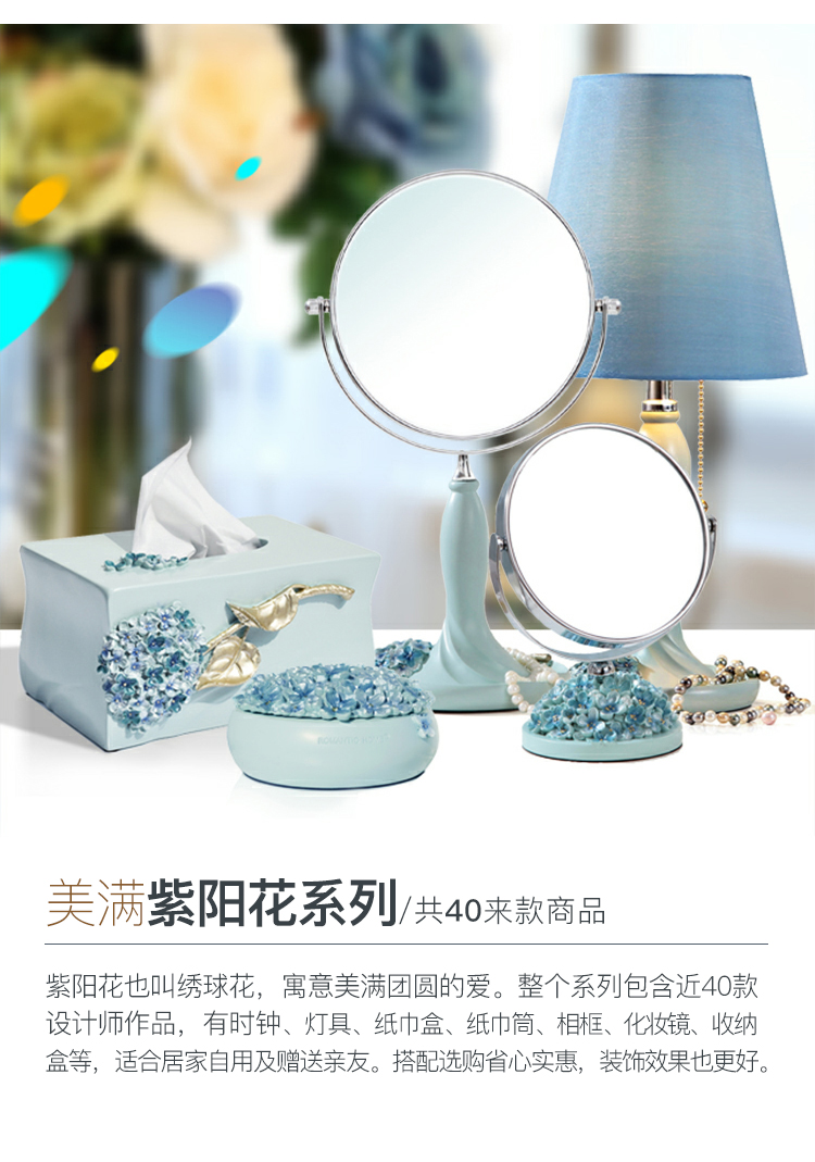 创意欧式结婚卫浴五件套浴室用品套件牙具卫生间漱口杯洗漱套装商品详情图