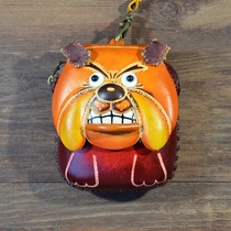 Genuine Leather Cartoon Coin Bag Mini Wallet Creative Puppy Zero Wallet Zipped Animal Cute Handmade Bag