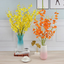 Dancing Orange Simulation Flower Kit European Dry Flower Bouquet Household Living Room Table TV Cabinet Decorated Flower Art
