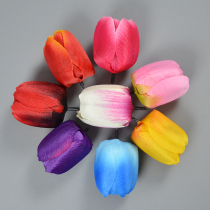 Simulation Tulip Flower Bouquet Dessert Place Garden Art Making Wedding Scene Plant Plant Shooting Profile