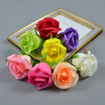 Simulated Rose Bud Flowers Bouquet Silk Flower Bouquet Wedding Scene Place Arch and Flower Bride Handle
