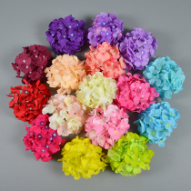 45 embroidered ball flower wedding decorated silk blossom heads made hand flower flower routes imitated the real rose wall garlands