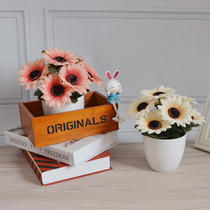 Simulation Sunflower Bouquet Simulation Flower Bouquet Office Living Restaurant Shooting Profile Scene Decoration