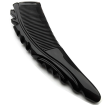 Thickened extra-large Vietnamese high-end natural black buffalo horn hand-carved comb collection to send gifts