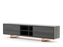 Nordic solid wood TV cabinet modern minimalist villa-like board room clubhouse customizable living room Audiovisual Cabinet Furniture