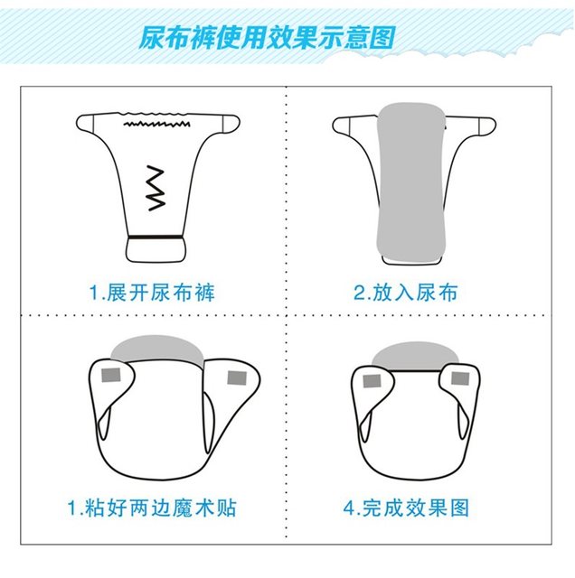 Baby diaper pocket leak-proof breathable washable summer baby diaper pants pure cotton waterproof newborn diaper diaper cover