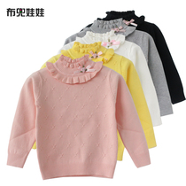 Girls Sweater base shirt Childrens Clothing Childrens Infants Baby Girls Knitting Pullover 1-3 Years Old Sweater Autumn and Winter