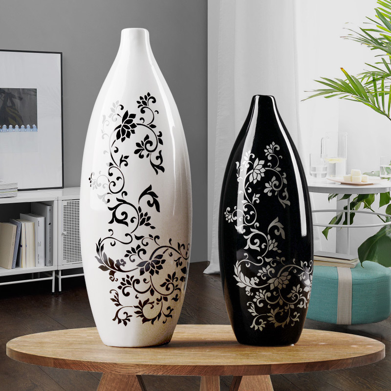 European vase furnishing articles ornaments creative flower arranging contracted sitting room porch cabinet home furnishing articles ceramic arts and crafts